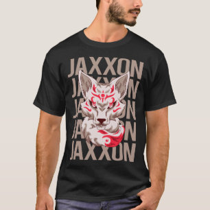 Camiseta Rosto de Raposa - Nome Jaxxon