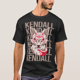 Camiseta Rosto de Raposa - Nome Kendall