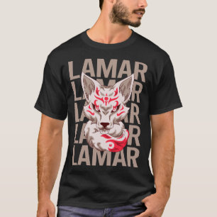 Camiseta Rosto de Raposa - Nome Lamar