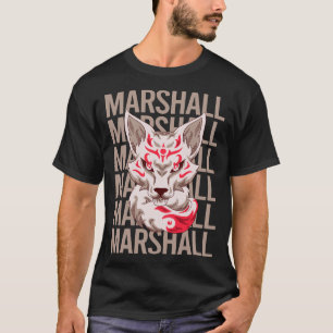 Camiseta Rosto de Raposa - Nome Marshall