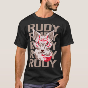 Camiseta Rosto de Raposa - Nome Rudy