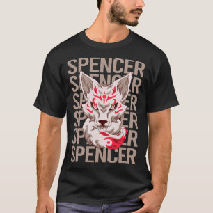 Camiseta Rosto de Raposa - Nome Spencer