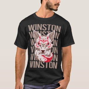 Camiseta Rosto de Raposa - Nome Winston
