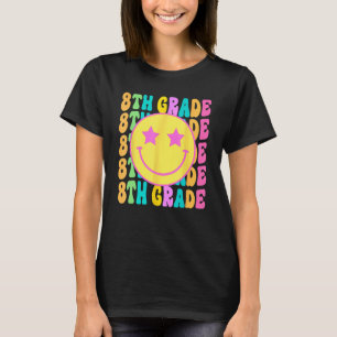 Camiseta Rosto de Sorriso 8º Grau Groovy 8º Grau Oitavo Ano