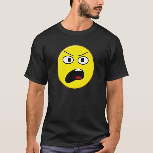 Camiseta Rosto De Sorriso Disfarçado Chocado Gra Repulsa (Frente)
