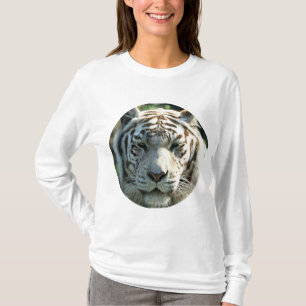 Camiseta Rosto de Tigre Branco