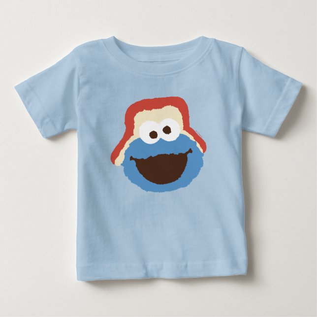 Camiseta Rosto de Woodland Monstro do Cookie (Frente)