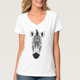 Camiseta Rosto de Zebra