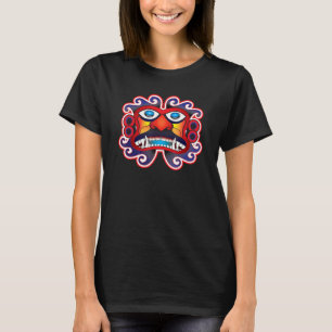 Camiseta Rosto do Deus Sol Asteca Maia