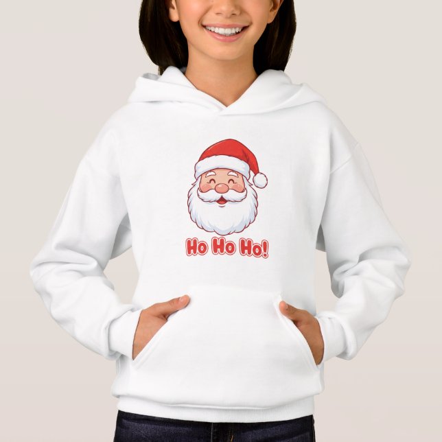Camiseta Rosto do Papai Noel Fofo (Frente)