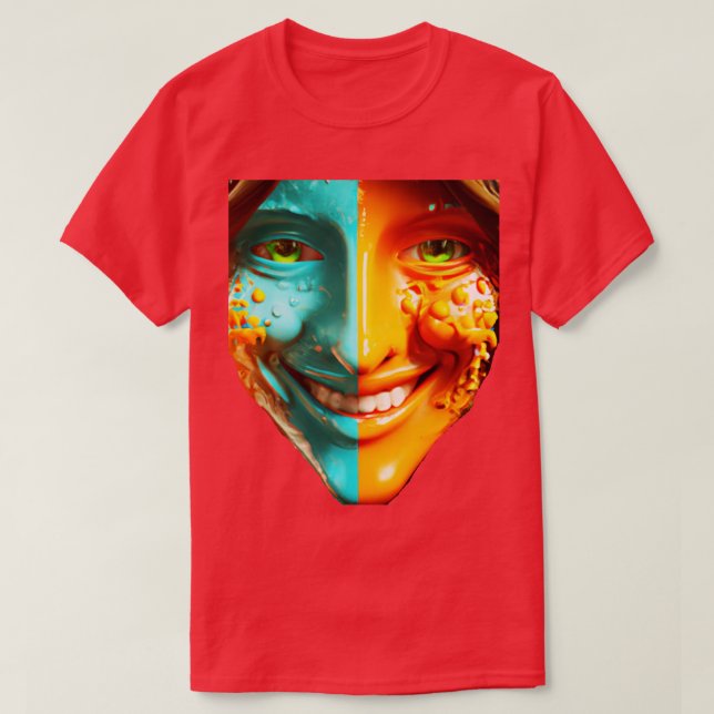 Camiseta rosto doce (Frente do Design)