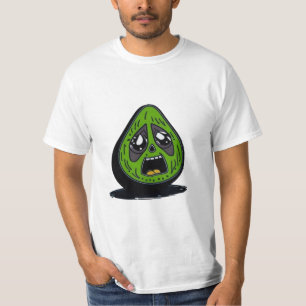 Camiseta Rosto engraçado sobre abacate