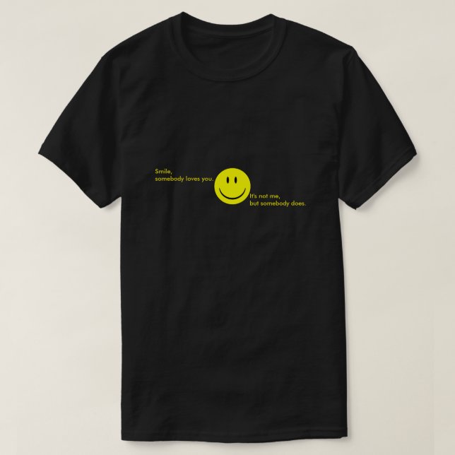 Camiseta Rosto Feliz (Frente do Design)