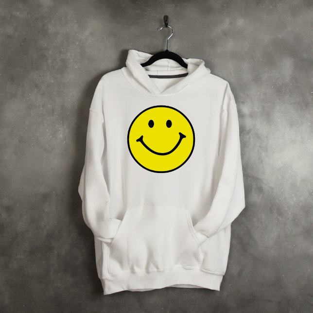 Camiseta Rosto Feliz Amarelo Brilhante (Criador carregado)