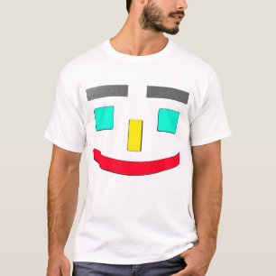 Camiseta "Rosto Feliz" Design. Comprar Agora