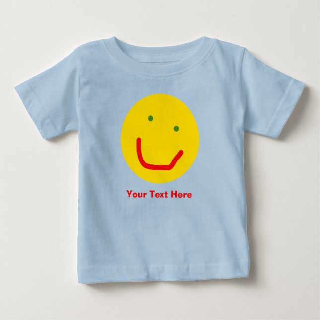 Camiseta Rosto Feliz do Sol Sorridente (Frente)