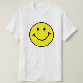 Camiseta Rosto Feliz e Amarelo Brilhante