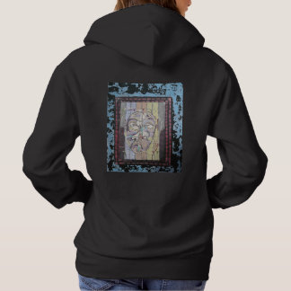 Camiseta Rosto Fragmentado em Arte Abstrata de Design
