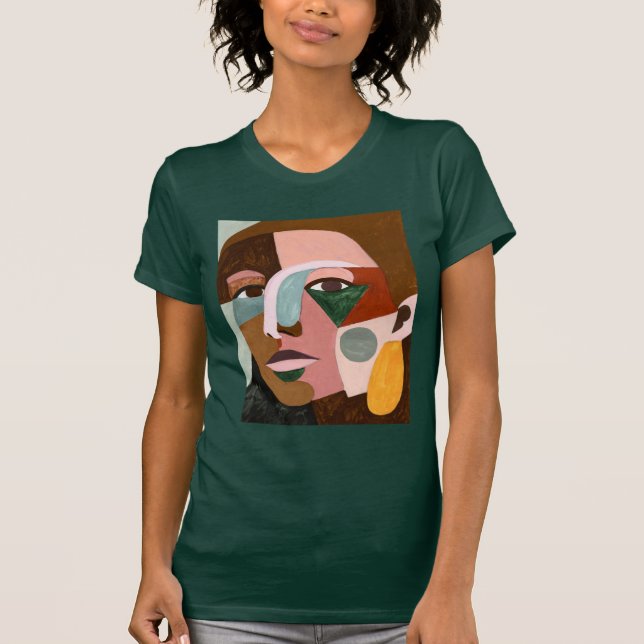 Camiseta Rosto Geológico (Frente)
