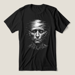 Camiseta Rosto Humano com Falhas – Distorção Digital Brutal