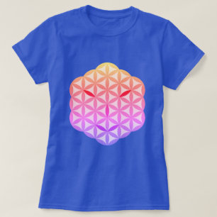 Camiseta Rosto sagrado - Arturiano, Azul.