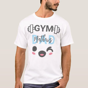 Camiseta Rosto Sorridente de Pai de Academia Personalizado 