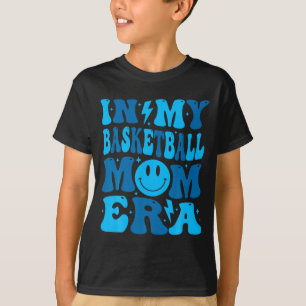 Camiseta Rosto sorridente na era da mãe do basquete, mãe de