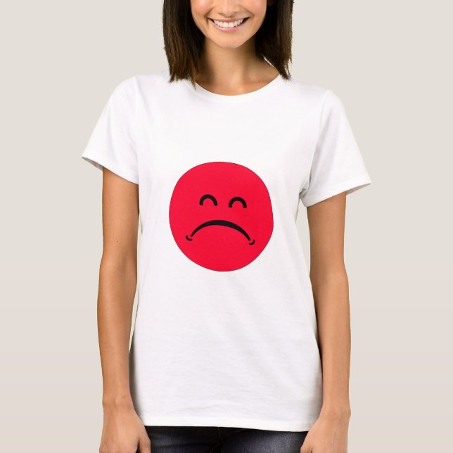 Camiseta rosto triste (Frente)
