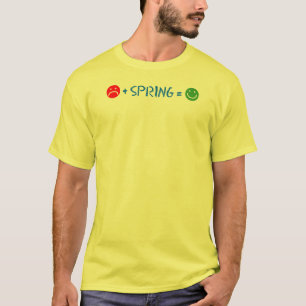Camiseta Rosto Triste Mais Primavera Igual a Rosto Feliz