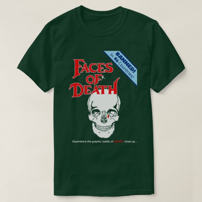 Camiseta Rostos Da Morte (Frente do Design)