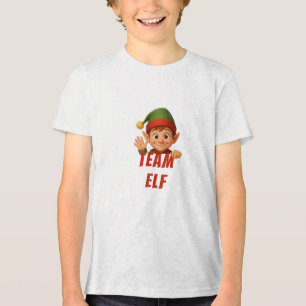 Camiseta Rostos Divertidos de Elfos Natal Divertido para