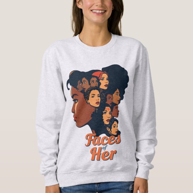 Camiseta Rostos do Mês da História das Mulheres (Frente)
