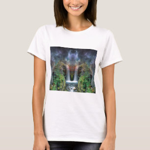 Camiseta Rostos Escondidos em Cachoeiras de Fantasia