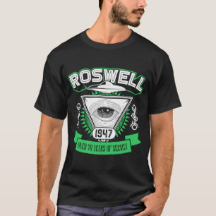 Camiseta Roswell 1947 Área da Alienígena 51 Teoria da Consp
