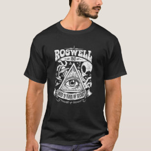 Camiseta Roswell Alienígena Crash Presente Para Astronauta