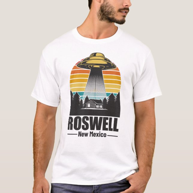 Camiseta Roswell New Mexico Funny Alienígena OFO Gift (Frente)