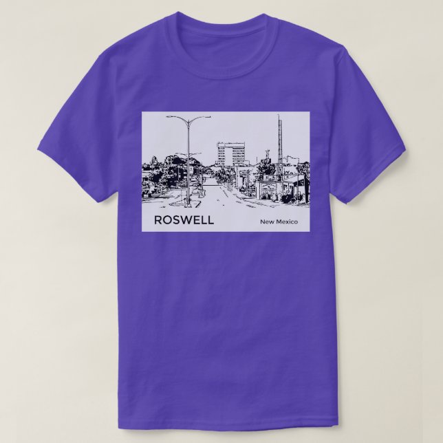Camiseta Roswell New Mexico TShirt (Frente do Design)