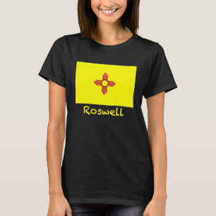 Camiseta Roswell New Mexico USA Flag Souvenir