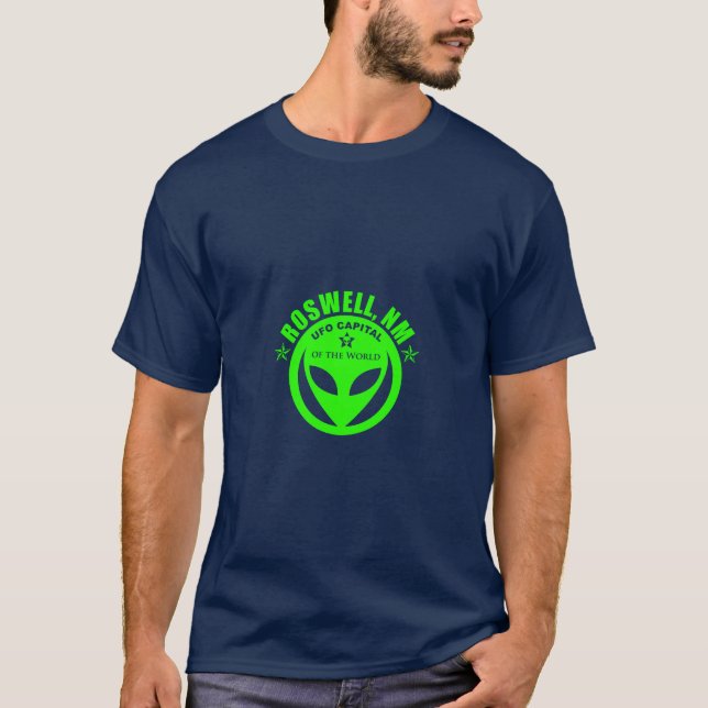 Camiseta Roswell NM UFO Capital (Frente)