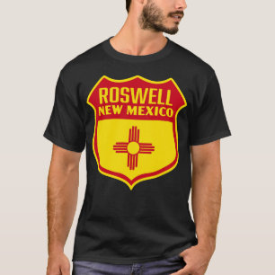 Camiseta Roswell Novo México - Sinalizador Retrovisor Verme