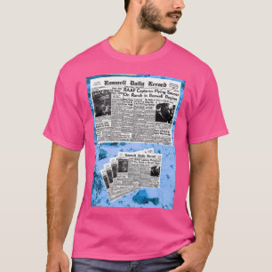 Camiseta Roswell Ufo 8 De Julho De 1947 - Jornal