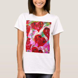Camiseta Rosy Hearts