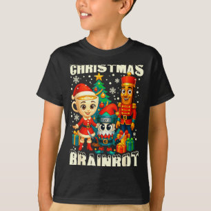 Camiseta Rot de Cérebro Italiano de Natal Engraçado Rot de