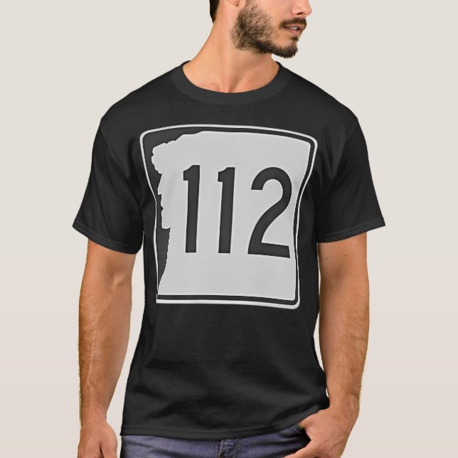 Camiseta Rota 112 - Sinal de Estrada Kancamagus (Frente)