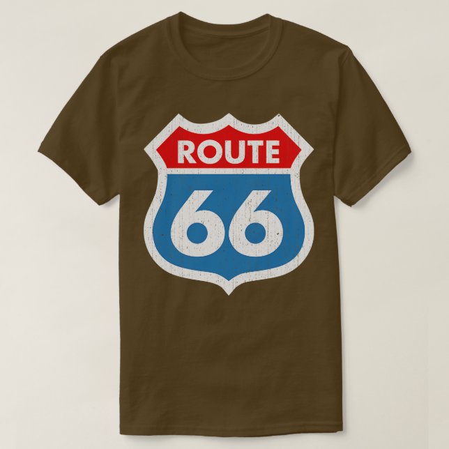 Camiseta Rota 66 Atingida (Frente do Design)