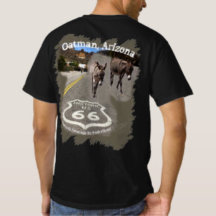 Camiseta Rota 66 Burros De Arizona Oatman Na Rua