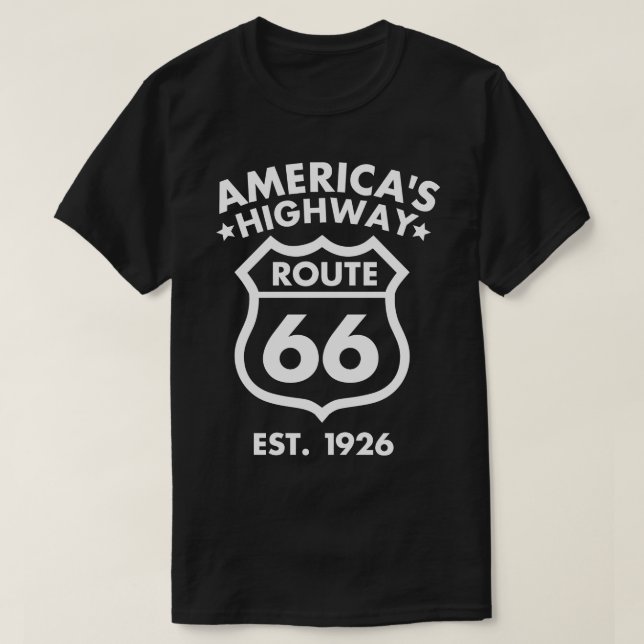 Camiseta Rota 66 das Américas (Frente do Design)