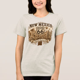 Camiseta Rota 66 de Balão de Ar Quente do Deserto do Novo M