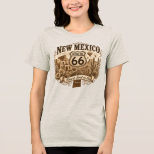 Camiseta Rota 66 de Balão de Ar Quente do Deserto do Novo M