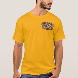 Camiseta Rota 66 de Los Angeles Cidade dos Anjos 100 Anos V